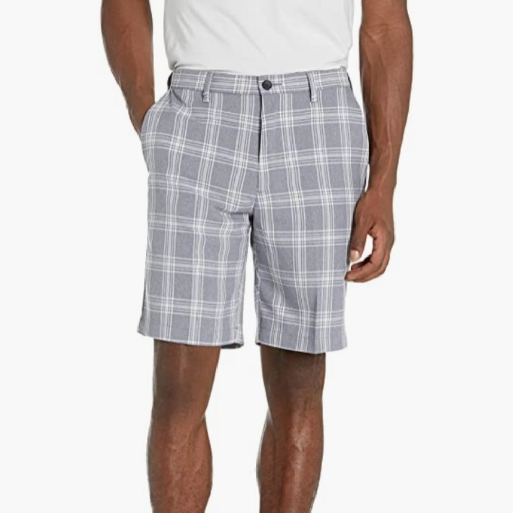 Cool 18 Pro Gray Plaid Shorts